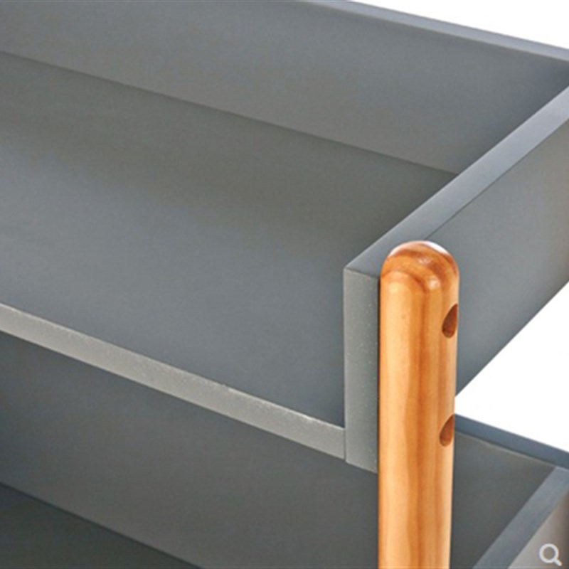 置物架储物架隔板花架玄关客厅落地收纳架O书架实木多层简约现代