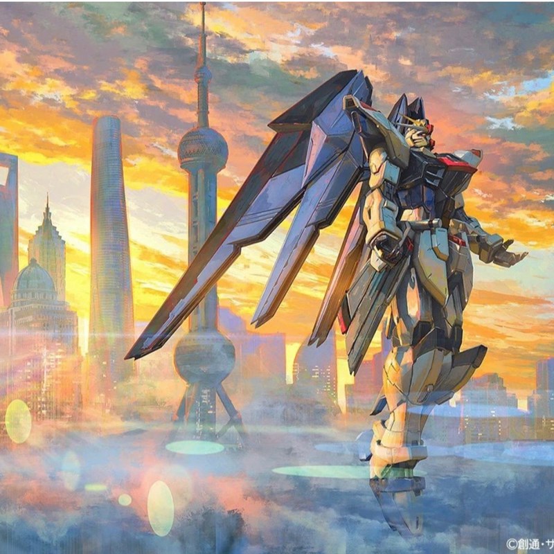 高达主题男孩生日派对布置装饰气球套餐背景墙海报蛋X糕插牌名定