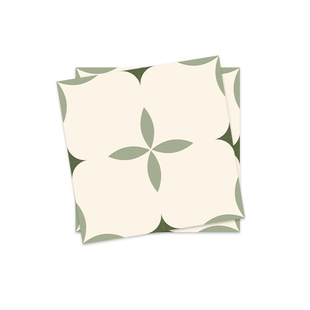 《Bloom》卫生间地面瓷砖翻新地贴ins风法式花砖厨房防水地砖贴纸