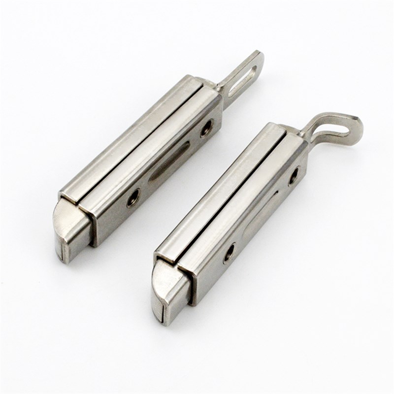 自锁插销不锈钢自动弹簧插销机柜电箱设备门回弹锁扣撞击碰锁门栓