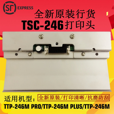 全新原装TSC TTP-246MPRO打印头 246MPLUS不干胶条码打印机热敏头