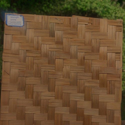 民宿吊顶竹席镂空竹编装墙装饰材料民宿农家乐碳化竹席子手工定制