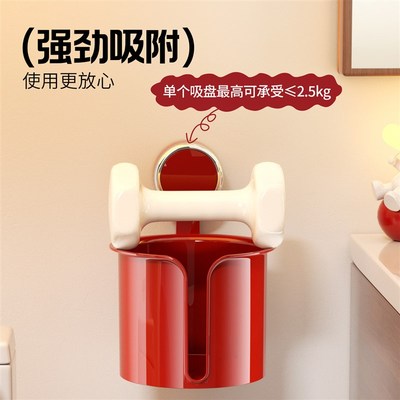 吸盘卫生间e厕纸盒壁挂式家用高级感卷纸圆筒盒子免打孔厕所纸巾