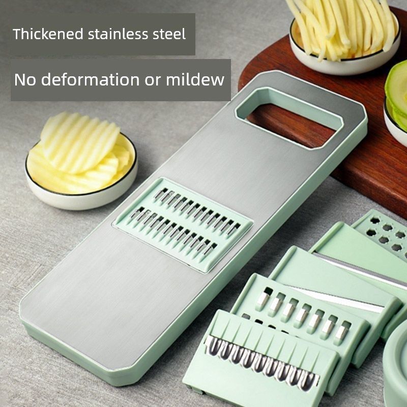 304多功能不锈钢蔬菜切割器,特厚刨丝器,土豆刨丝器,大蒜刨丝器,厨房/烹饪用具,多功能切菜器,淘宝优惠券,粉丝福利购,淘宝优惠卷