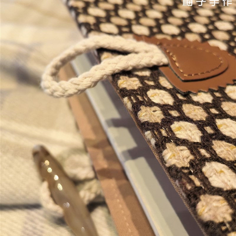 羊毛活页Ae5手册收集-文学覆古商务风格可拆卸日记笔记本卡图书存