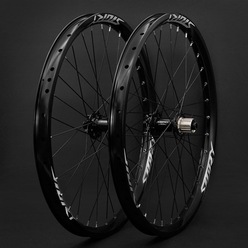 STORY24寸双层车圈轴承花鼓轮组 街攀/攀爬自行车