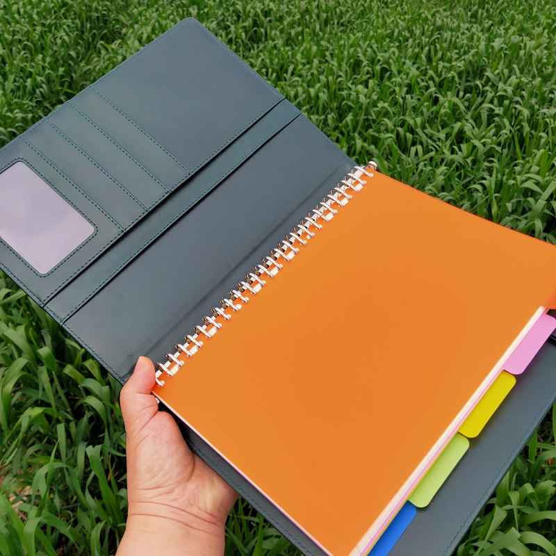 【豪华加厚 墨绿色】26k孔B5加厚商务办公活页笔记本教师备课本理