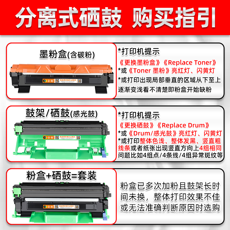 适用联想M2c040打印机硒鼓易加粉型M2040粉盒LD201激光多功能一体