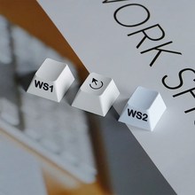 PBTFANS Bow纯白键帽 PBT材质 二色工艺 原厂高度 现货