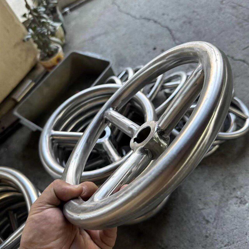 304/316不锈钢手轮/不锈钢焊接手轮/不锈钢船用手轮方向盘定制