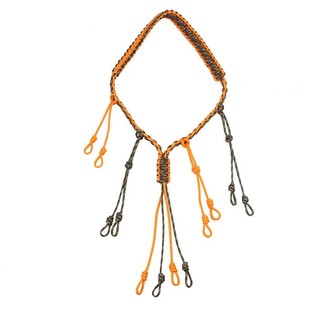 备12环畋猎项圈 便携式 duck lanyard 口哨挂绳 call 户外战术装