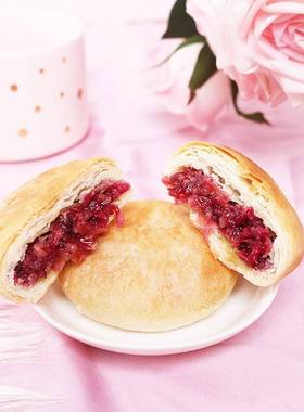 [40g高品质鲜花饼]傣乡园云南特产美食玫瑰鲜花饼10枚*2盒早餐db