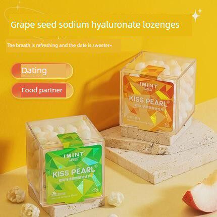 【葡萄籽含片】IMINT香体糖接吻糖无糖薄荷糖口气清新90g LYD