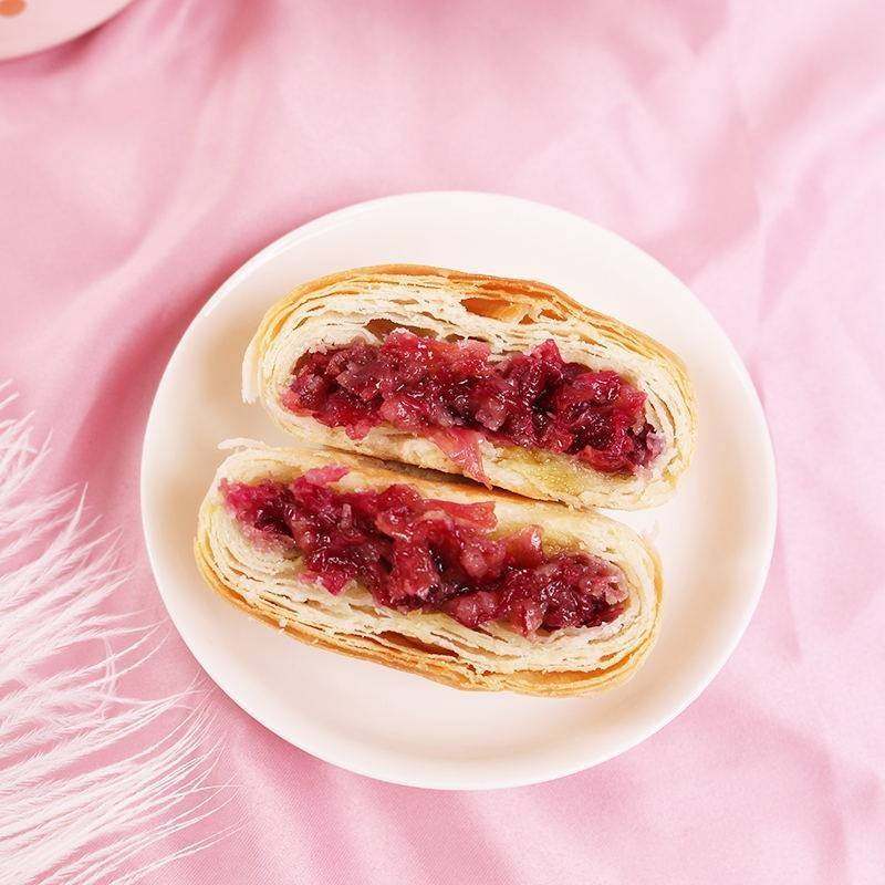 【蜜蜂惊喜社】傣乡园云南特产玫瑰鲜花饼早餐30g*30枚礼盒