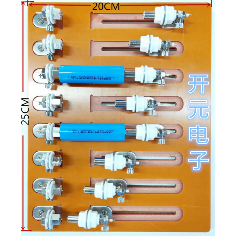 18650电池测试架 电池放电架电池测试仪顶针架聚合物电池架充电架 电子元器件市场 测试针/探针 原图主图