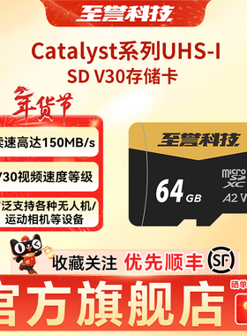 至誉科技Catalyst系列高速TF micro sd V30 A2 内存卡大疆pocket3