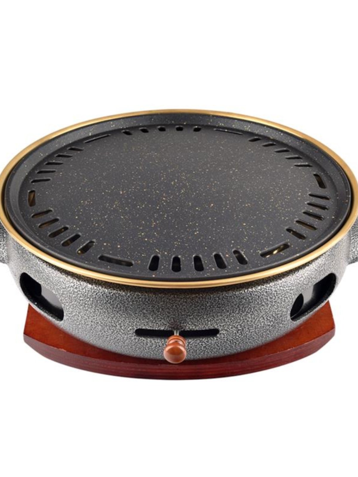 定制锅电烤炉商用铸铁电烧烤炉圆形韩式烤肉炉烤肉店无烟烧烤电铸