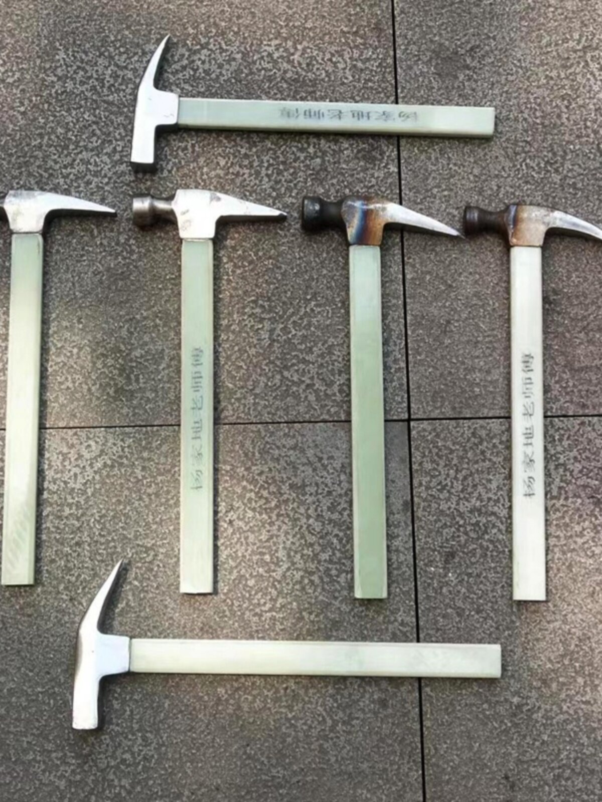 新品铝模专用工具大全铝模锤子尖尾胶把吕模锤方头鸭嘴锤
