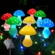 Solar Outdoor Mushroom Light Upgraded Head Lawn Garden