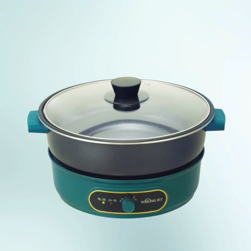 电煮锅家用多功能分体式威王电火锅大容量铝合金不粘锅小家电批发