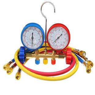 家用多功能空调加氟冷媒加注表汽车配件组合表用仪器加氟双表头