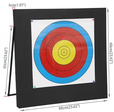 EVA靶 带架子 60X60X5cm 送靶纸 靶钉 箭靶