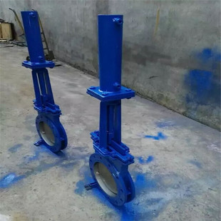 手控液压刀闸阀浆液阀 16P DN150 DMZ773H 液动暗杆带盖刀型闸阀