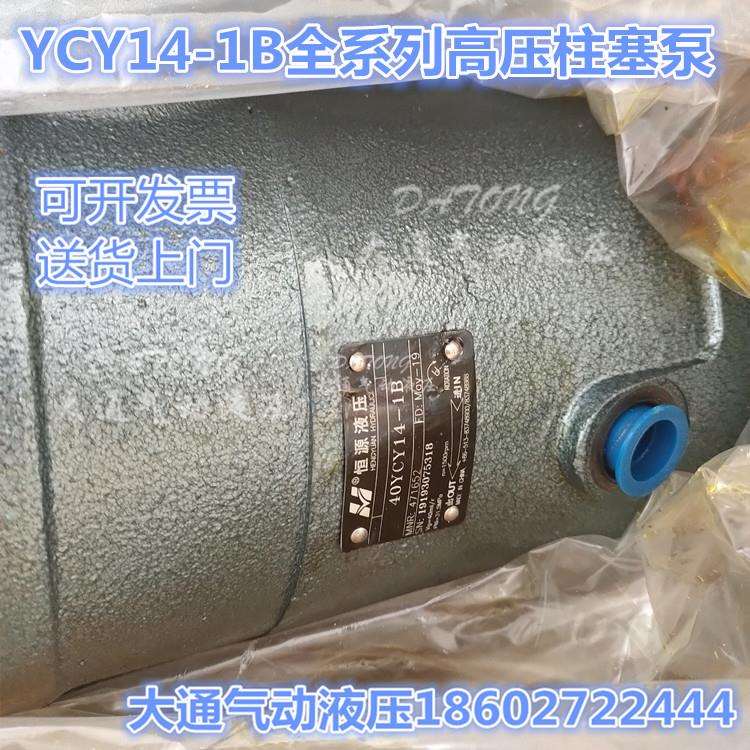 10YCY25YCY40/63/80/160CY14-1B自动变量轴向柱塞泵恒源液压