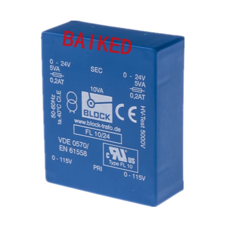 FL 10/24 2输入115V 230V 两路输出24V 10VA PCB变压器