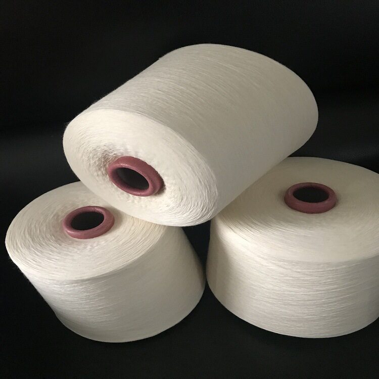 厂家现货 32s/1棉羊毛纱 80%棉20%羊毛 混纺羊毛纱线 针织棉纱