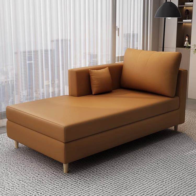 猫抓皮单人贵妃椅客厅卧室阳台躺椅现代轻奢酒店贵妃榻沙发简约