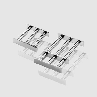 316 干粉除铁 不锈钢 12000GS 保护下游设备 干式 强磁 永磁磁力架