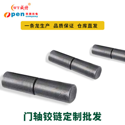 可拆卸合页铰链焊接转轴铁门轴铁圆柱门轴定制门窗小五金厂家快拆