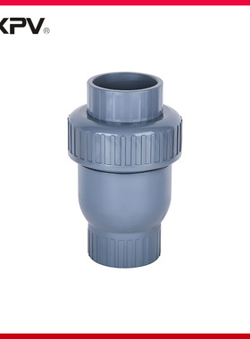 凯鑫KXPV厂家批发塑料承插单由任承插止回阀CPVC耐腐蚀承插止回阀