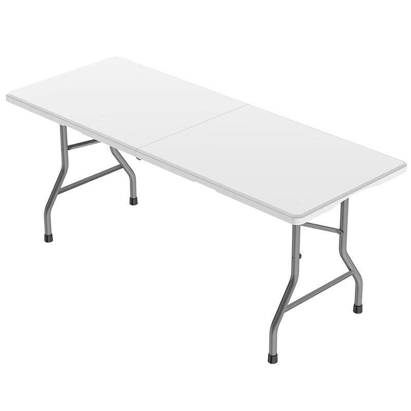 塑料简易折叠桌会议长条桌餐桌摆摊桌户外学习书桌长方形培训折叠