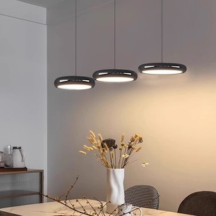 高级感轻奢风客厅灯餐厅吊灯现代简约创意飞碟吧台灯北欧床头吊灯