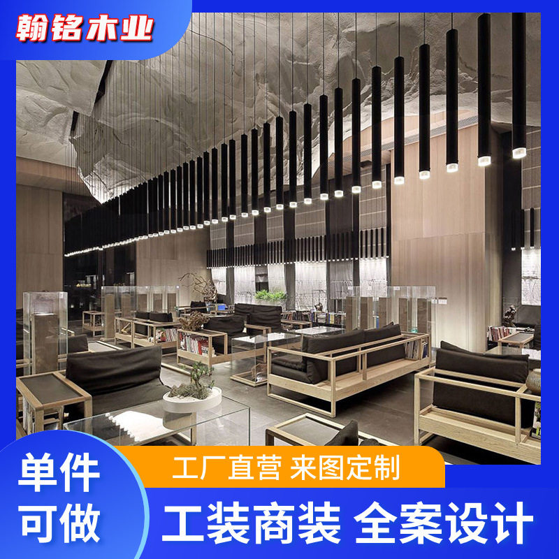 上海木制品护墙板木门翰铭木业三天出货办公室用的护墙板