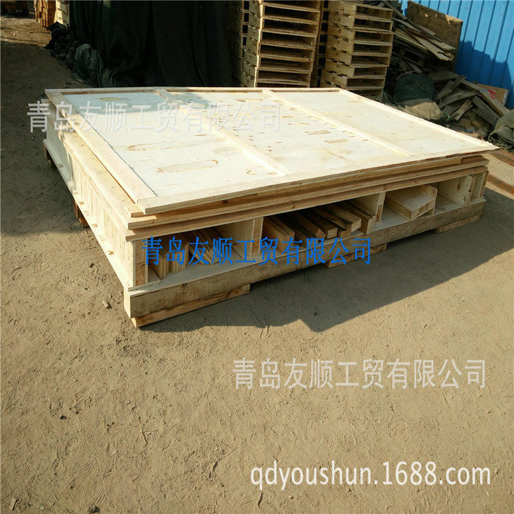 青岛友顺工贸加厚青岛免熏蒸胶合板托盘 仓储木托盘 免熏蒸出口托