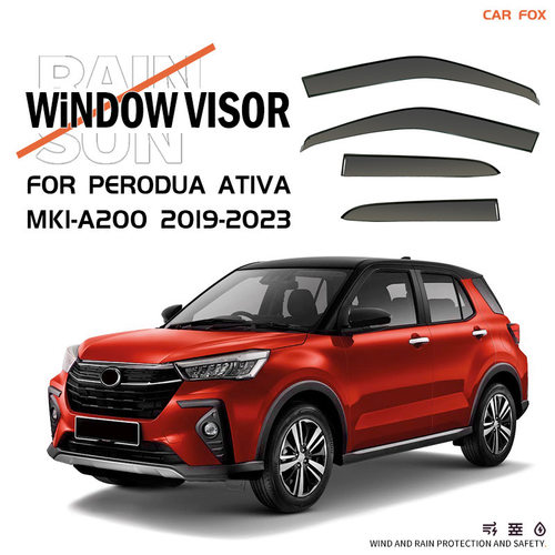 适用于北鹿大Perodua Ativa Window visor车窗晴雨挡雨遮阳板雨眉