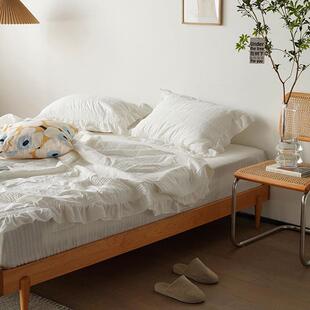 直发北欧实木床1.5米樱桃木榻榻米主卧1.8米床高箱床全实木