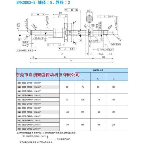 THK滚珠丝杆BNK0802-3RRG0+185LC3YBNK0802-3RRG0+185LC5YBNK0801