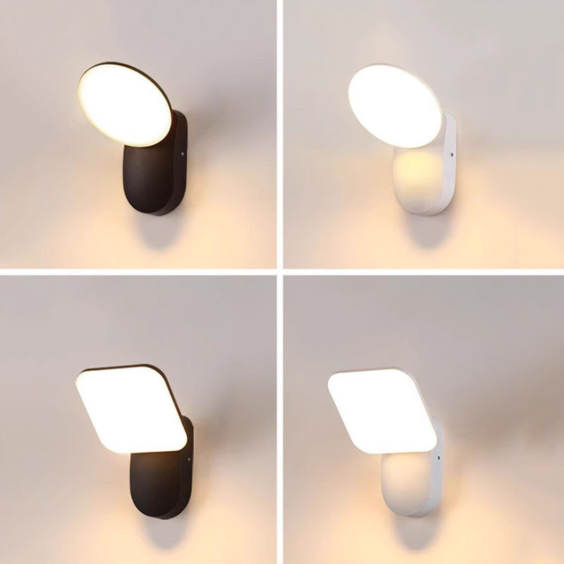 户外壁灯防水别墅庭院感应花园露灯箱门口楼梯室外照明灯阳台