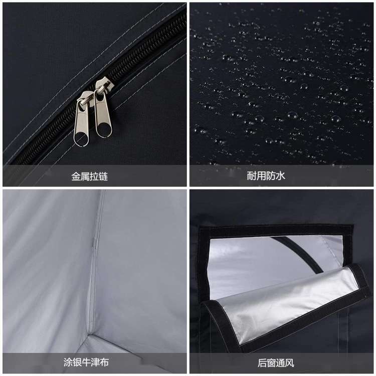 户外骑行自行车帐篷防水登山便携式野营涂银防晒防雨露营帐篷