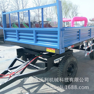 2021新款 厂家批发供应 车间挂车 牵引式 平板拖车 移动拖车