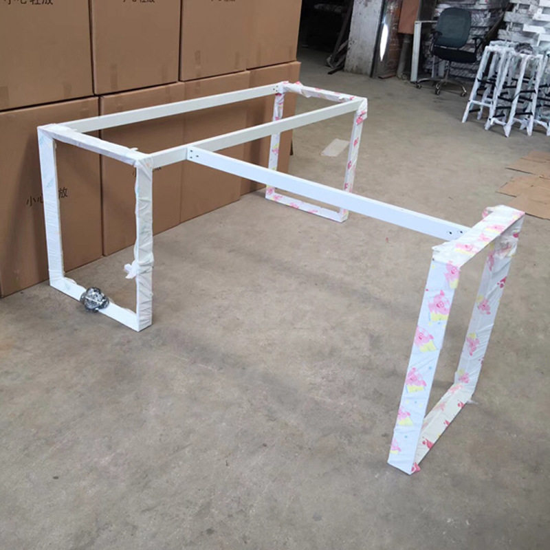 转角办公桌腿L型可定制电脑桌支撑铁架脚铁艺家具学习桌多功能