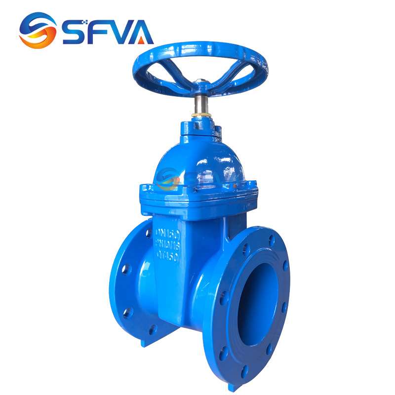 DN150闸阀 弹性座封闸阀  软密封 BS5163 暗杆闸阀 盛丰阀门牌