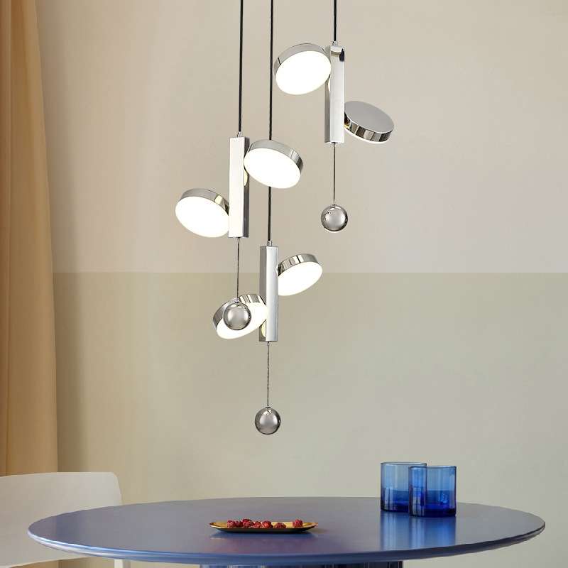 北欧创意吧台吊灯设计师简约卧室床头服装店单头网红餐厅轻奢吊灯