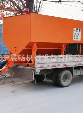 市政路面溶雪剂撒布机 冬季除雪盐撒布机1-5立方撒布机产地货源