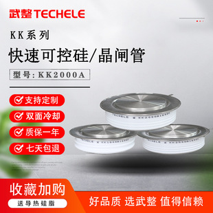 武整快速晶闸管平板式 KK2000A1600V焊接设备500A凸型凹可控硅