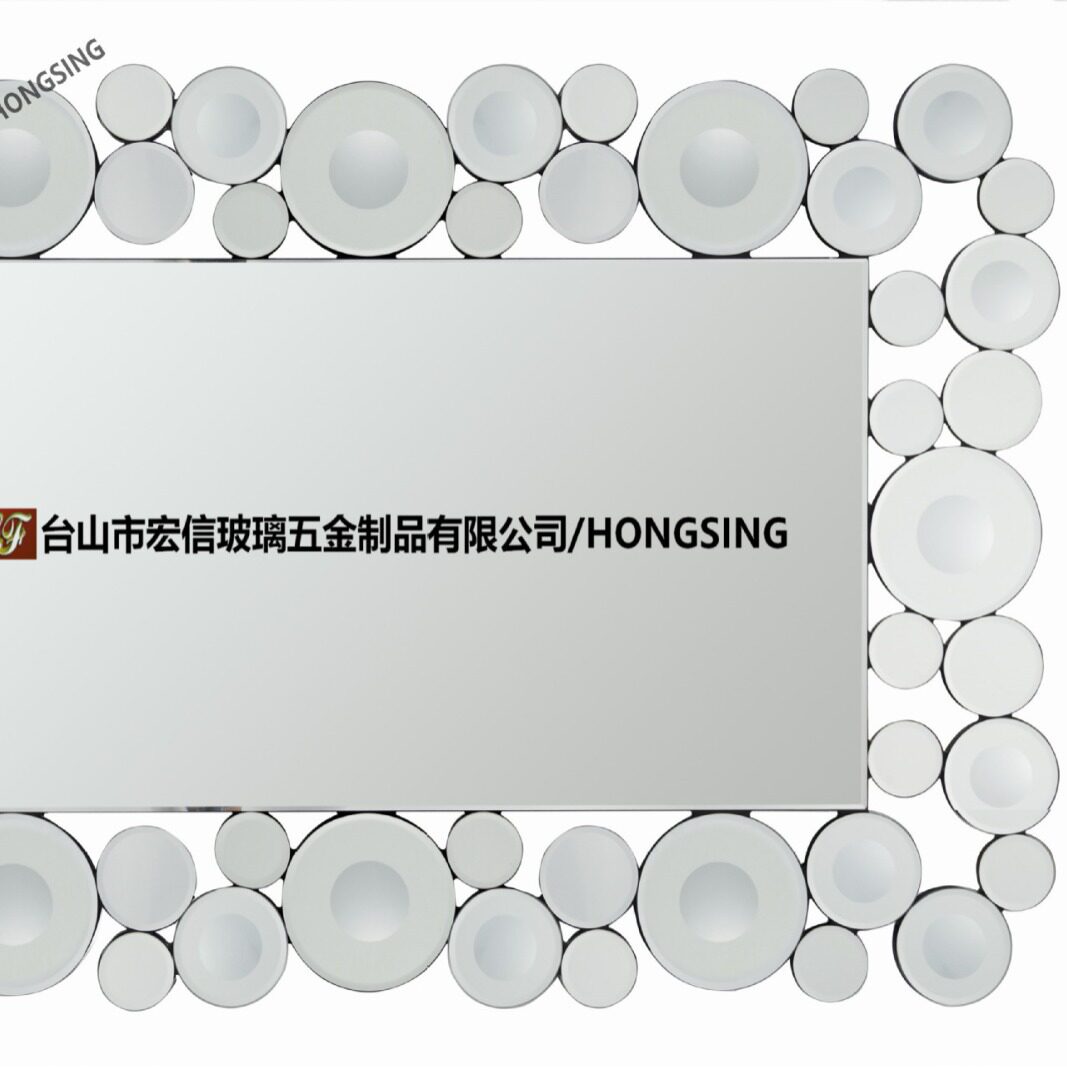 2023台山玻璃工厂威尼斯挂镜欧式仿古镜木框壁镜浴室雕花墙镜轻奢
